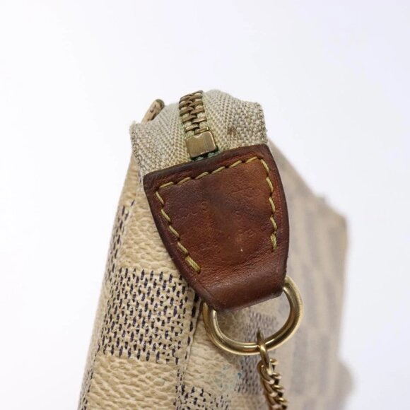 LOUIS VUITTON Damier Azur Mini Pochette Accessoires Pouch - Picture 13 of 16